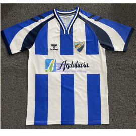 Camiseta Málaga CF 2025 Azul/Blanco Edición Conmemorativa