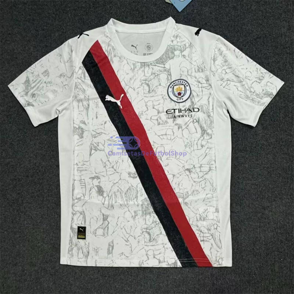Camiseta Manchester City Blanco 2025/2026