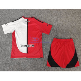 Camiseta River Plate 2025/2026 3ª Equipación Niño Kit Rojo/Blanco