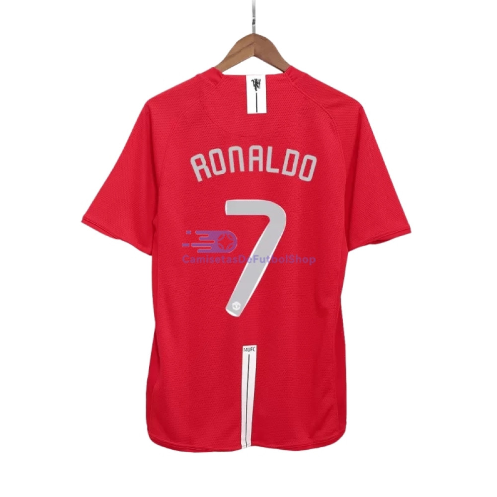 Camiseta RONALDO 7 Manchester United 2007/08 1ª Equipación Retro