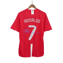 Camiseta RONALDO 7 Manchester United 2007/08 1ª Equipación Retro