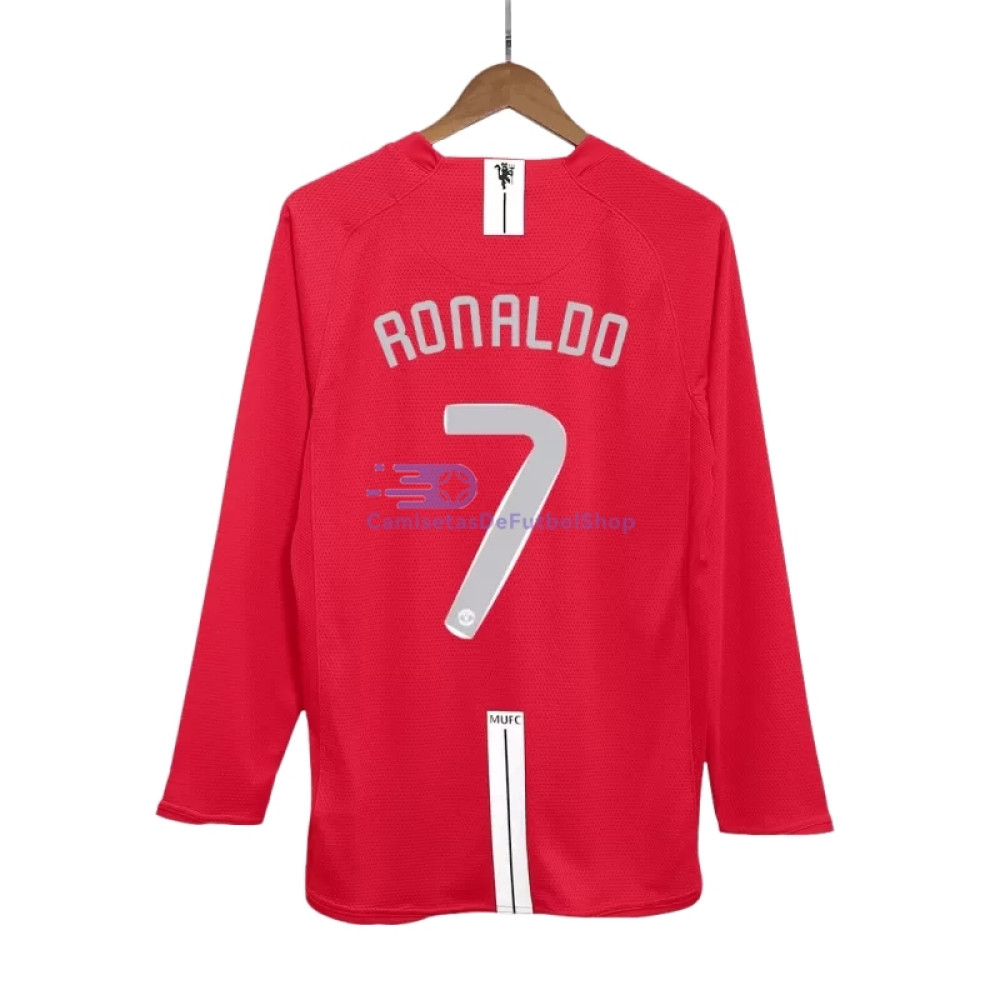 Camiseta RONALDO 7 Manchester United 2007/08 1ª Equipación Retro ML