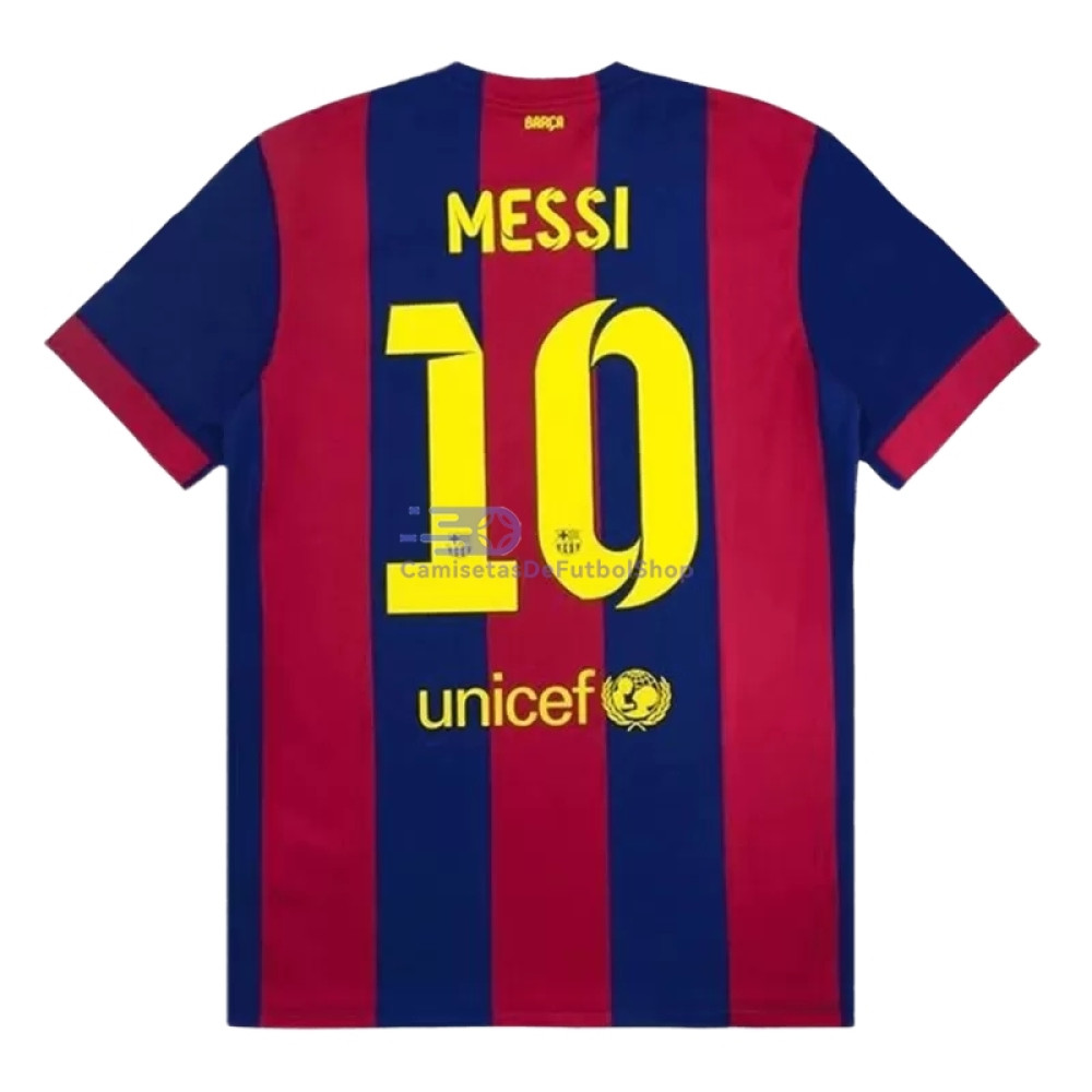 Camiseta MESSI 10 Barcelona 2014/15 1ª Equipación Retro