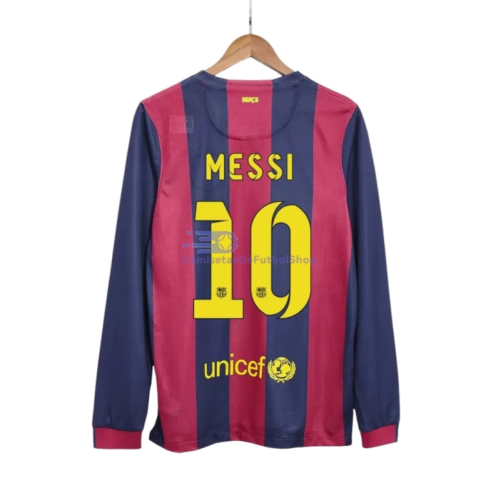 Camiseta MESSI 10 Barcelona 2014/15 1ª Equipación Retro ML