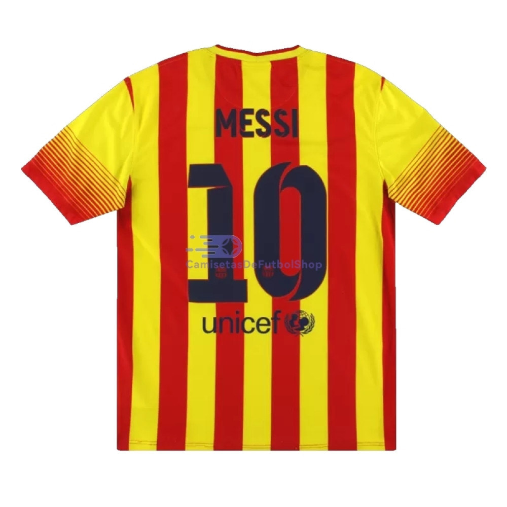 Camiseta MESSI 10 Barcelona 2013/14 2ª Equipación Retro
