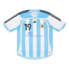 Camiseta MESSI 19 Argentina 2006 1ª Equipación Retro