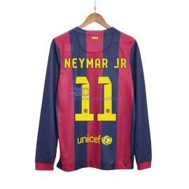 Camiseta NEYMAR JR 11 Barcelona 2014/15 1ª Equipación Retro ML