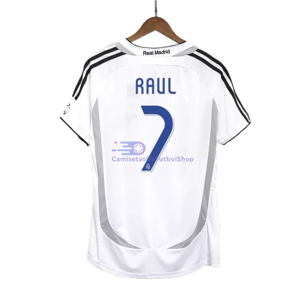 Camiseta RAUL 7 Real Madrid 2006/07 1ª Equipación Retro