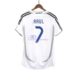 Camiseta RAUL 7 Real Madrid 2006/07 1ª Equipación Retro