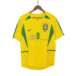 Camiseta RONALDO 9 Brasil 2002/03 1ª Equipación Retro