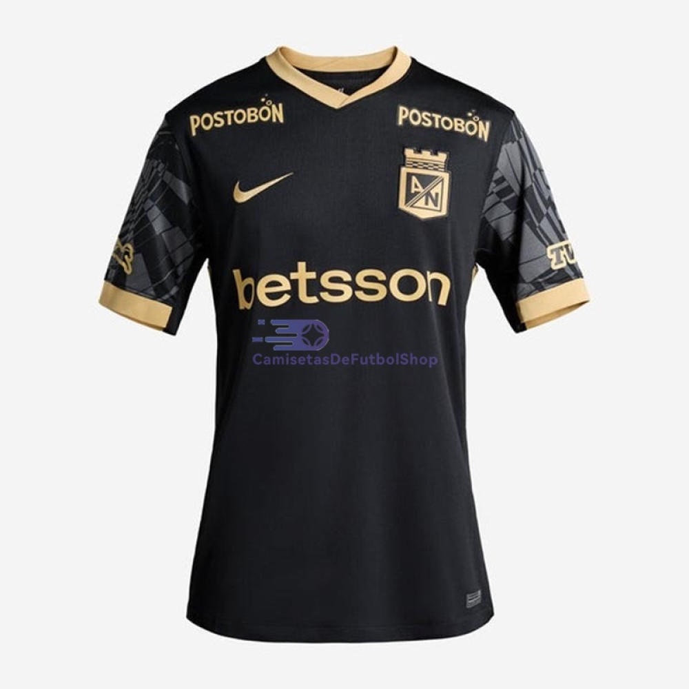 Camiseta Atlético Nacional 2025/2026 2ª Equipación Negro