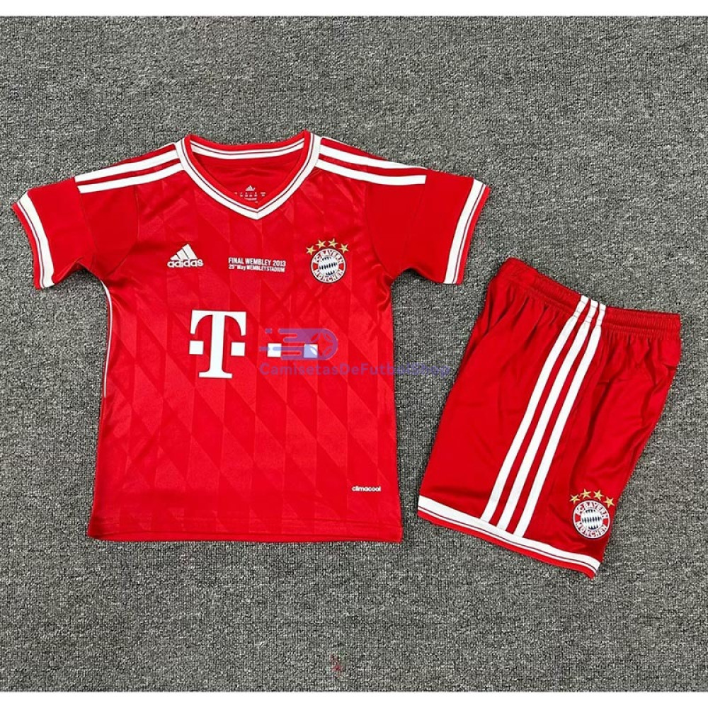 Camiseta Bayern Múnich 2013/14 1ª Equipación Retro Niño Kit