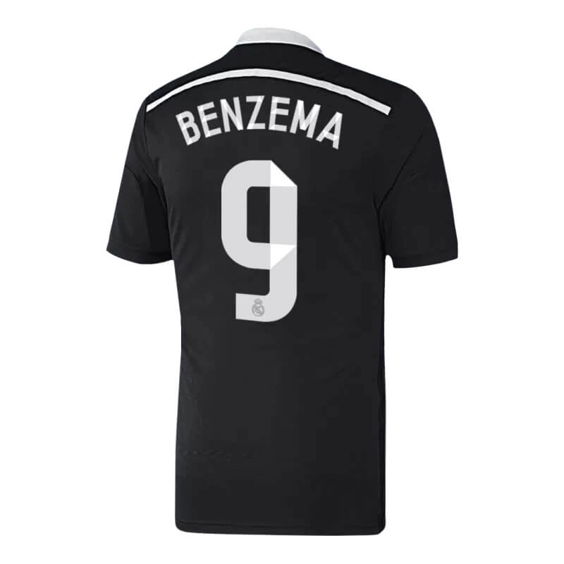Camiseta BENZEMA 9 Real Madrid 2014/15 3ª Equipación Retro