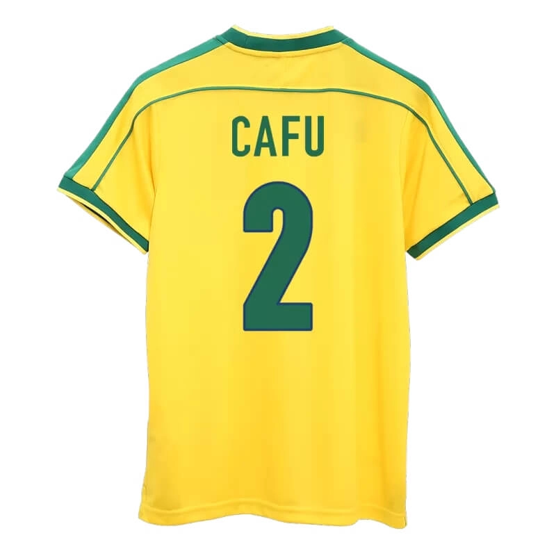 Camiseta CAFU 2 Brasil 1998 1ª Equipación Retro