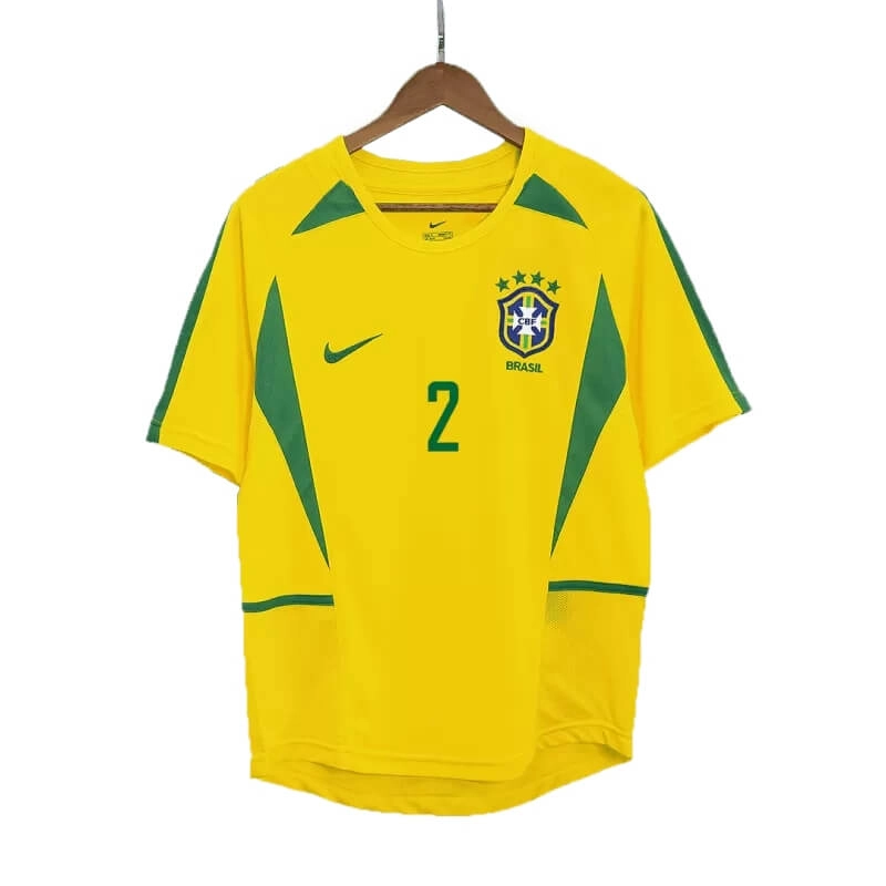 Camiseta CAFU 2 Brasil 2002/03 1ª Equipación Retro