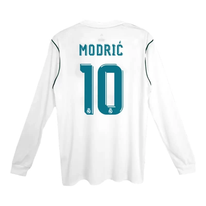Camiseta MODRIĆ 10 Real Madrid 2017/18 1ª Equipación Retro ML