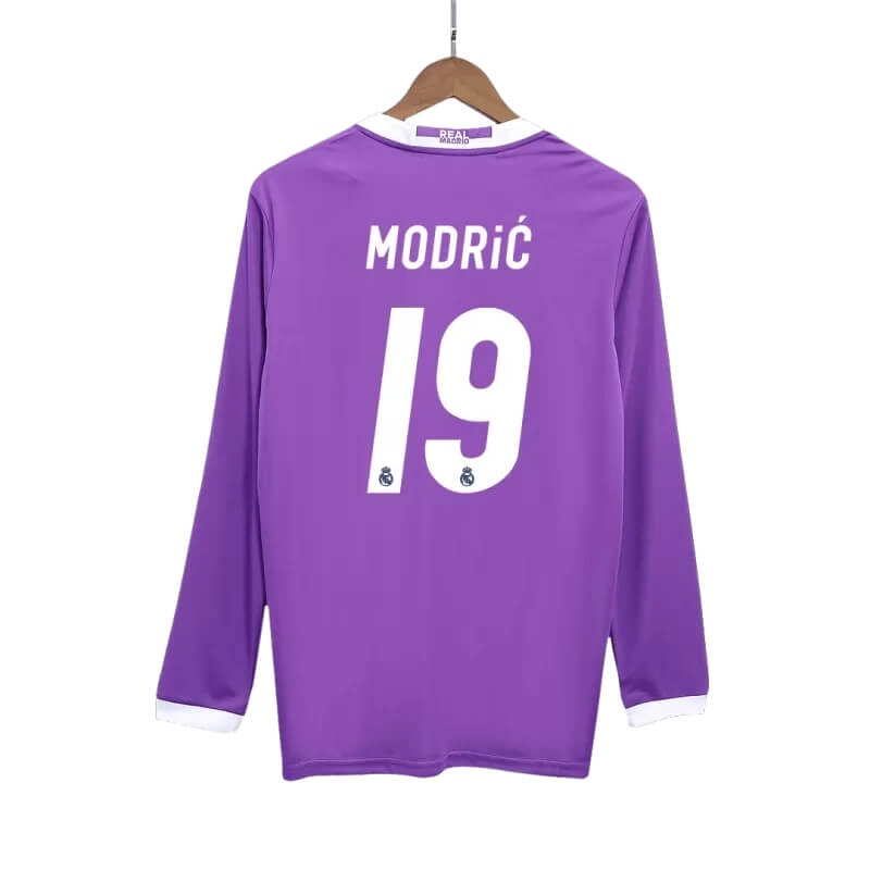 Camiseta MODRIĆ 19 Real Madrid 2016/17 2ª Equipación Retro ML
