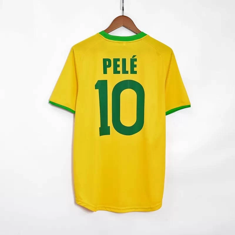 Camiseta PELÉ 10 Brasil 1970 1ª Equipación Retro