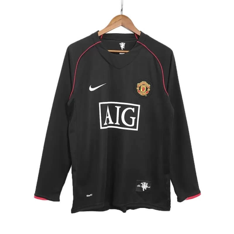 Camiseta SCHOLES 18 Manchester United 2007/08 2ª Equipación Retro ML