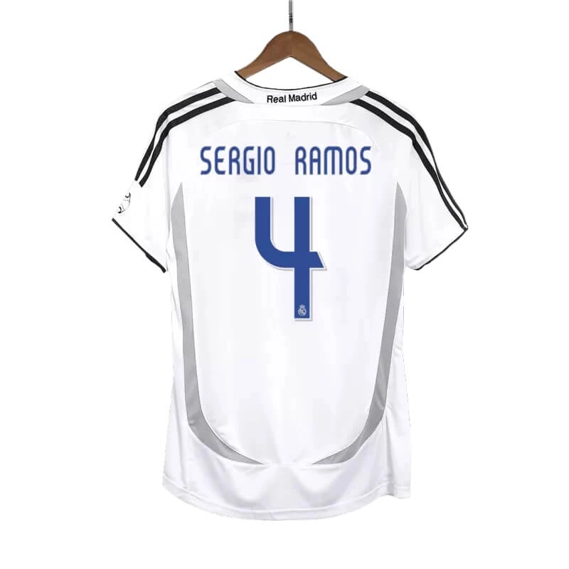 Camiseta SERGIO RAMOS 4 Real Madrid 2006/07 1ª Equipación Retro