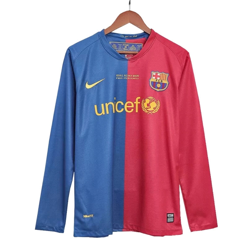 Camiseta A.INIESTA 8 Barcelona 2008/09 1ª Equipación Retro ML