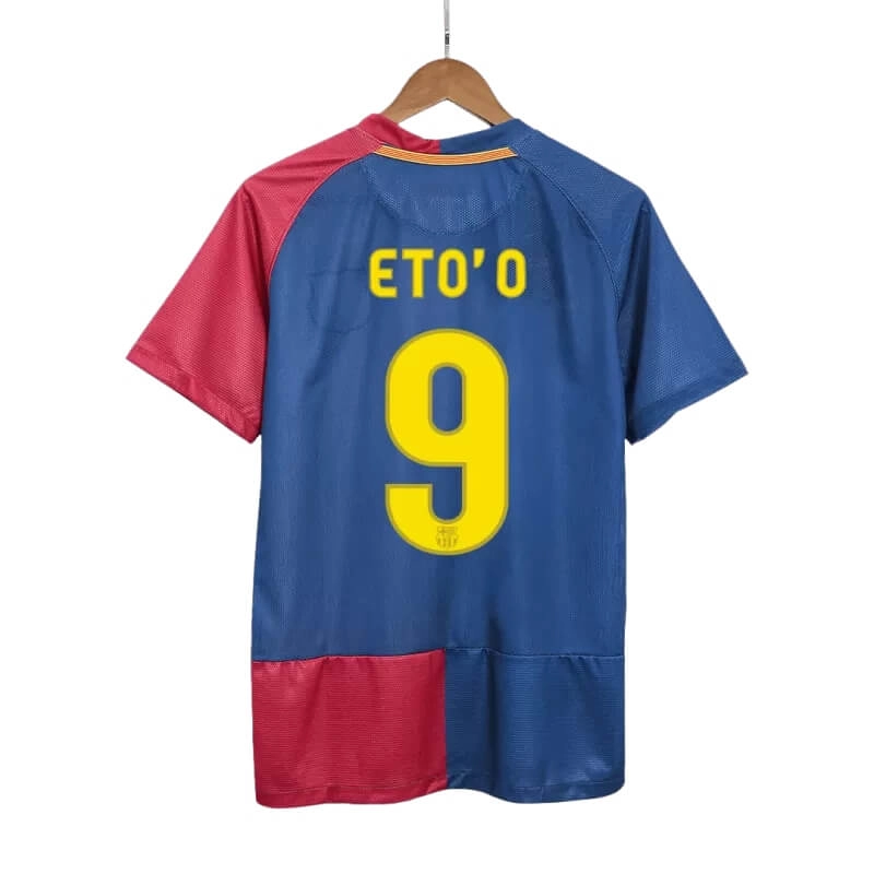Camiseta ETO‘ O 9 Barcelona 2008/09 1ª Equipación Retro