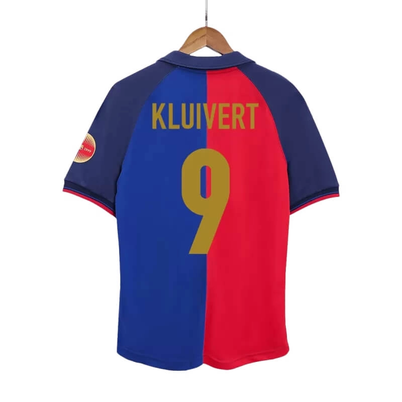 Camiseta KLUIVERT 9 Barcelona 1999/2000 1ª Equipación Retro