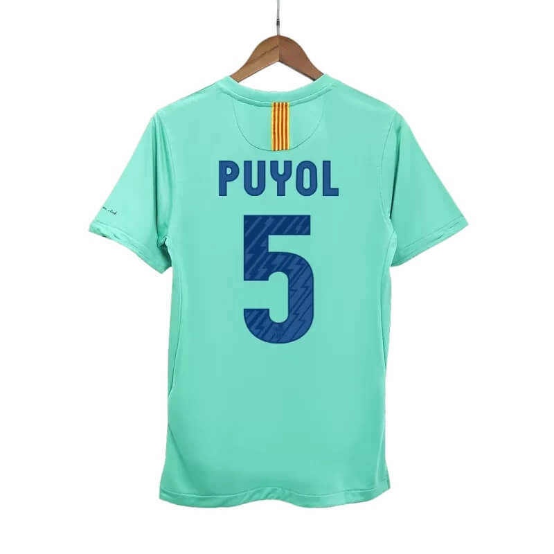 Camiseta PUYOL 5 Barcelona 2010/11 2ª Equipación Retro