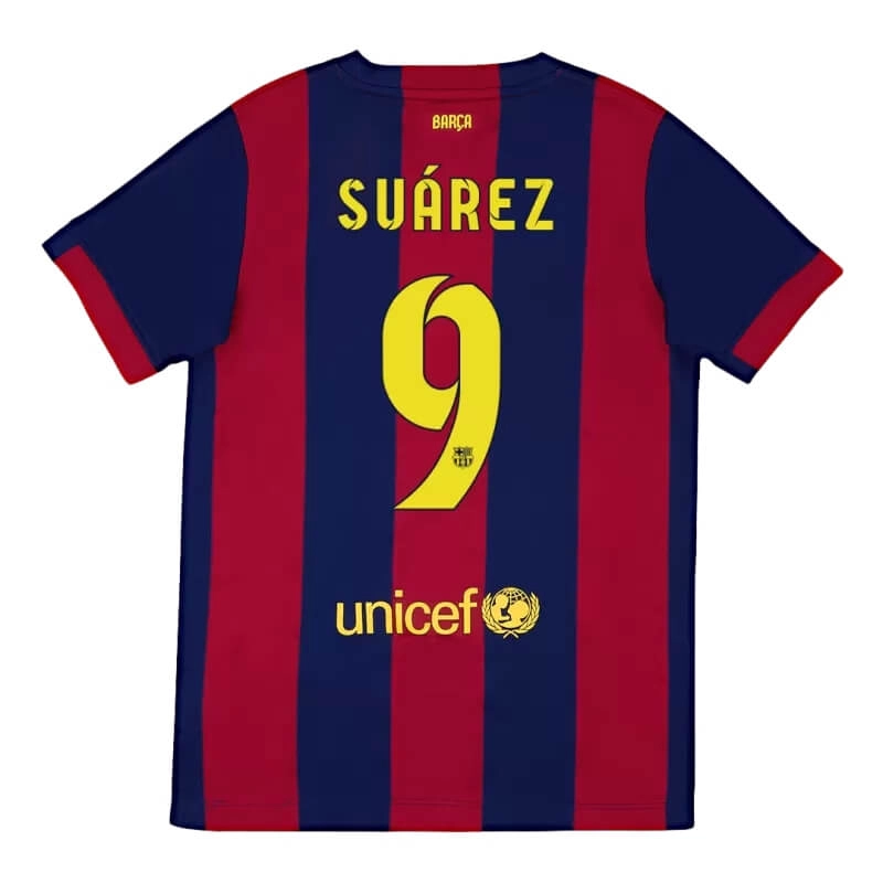 Camiseta SUÁREZ 9 Barcelona 2014/15 1ª Equipación Retro