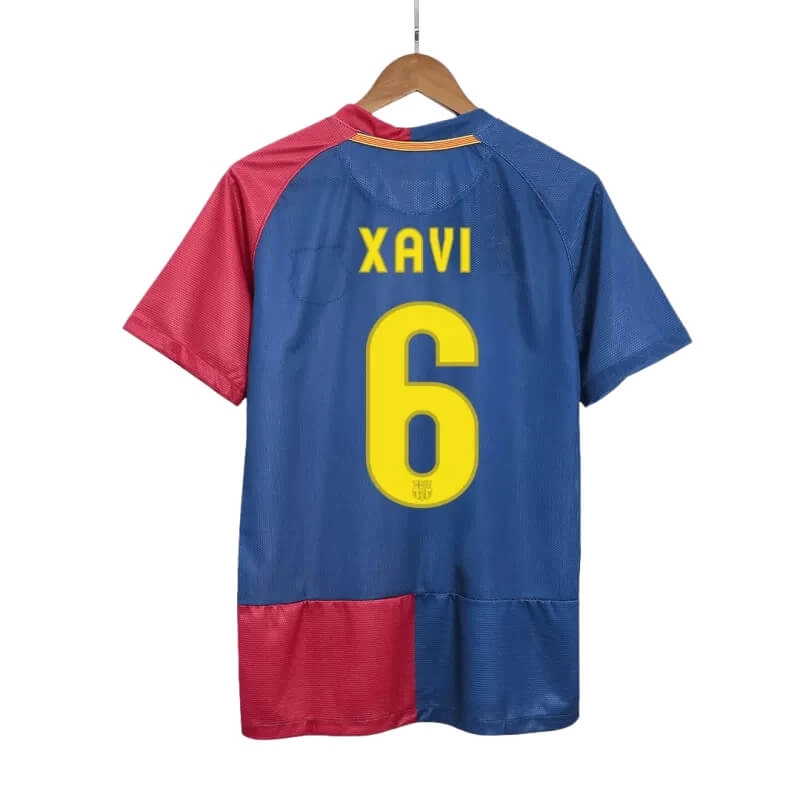 Camiseta XAVI 6 Barcelona 2008/09 1ª Equipación Retro
