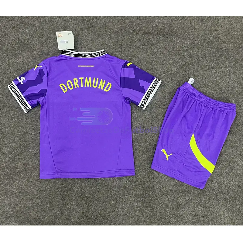 Camiseta Borussia Dortmund 2024/2025 Morado Especial Edición Niño Kit