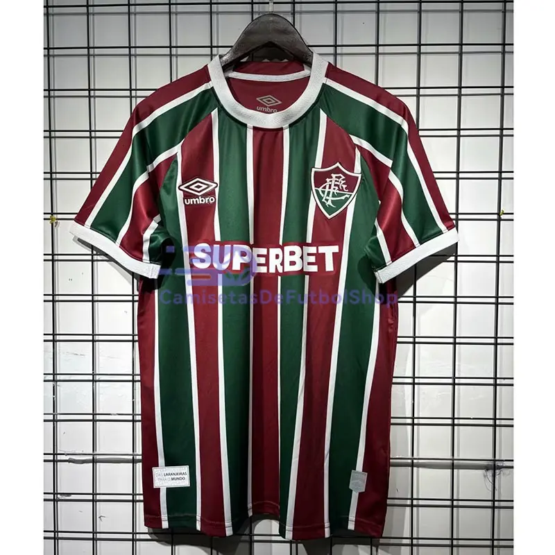 Camiseta Fluminense 2025/2026 1ª Equipación Rojo/Verde