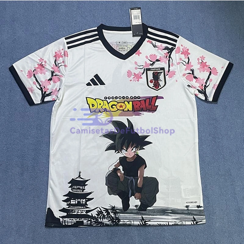 Camiseta Japón 2025 Blanco/Negro Dragon Ball