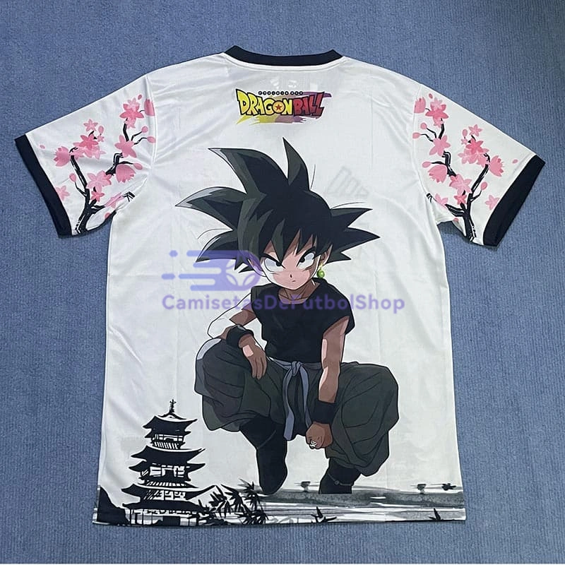 Camiseta Japón 2025 Blanco/Negro Dragon Ball