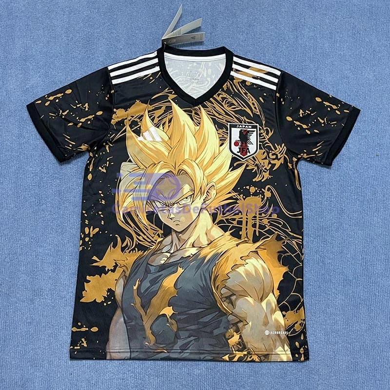 Camiseta Japón 2025 Negro/Amarillo Dragon Ball