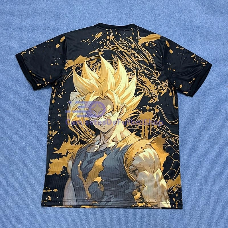 Camiseta Japón 2025 Negro/Amarillo Dragon Ball