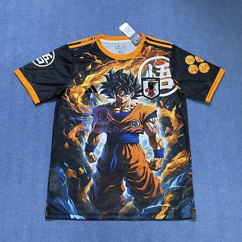 Camiseta Japón 2025 Negro/Naranja Dragon Ball
