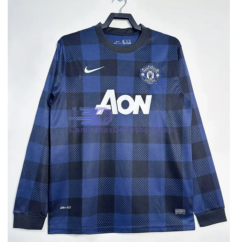 Camiseta Manchester United 2013/14 2ª Equipación Retro ML