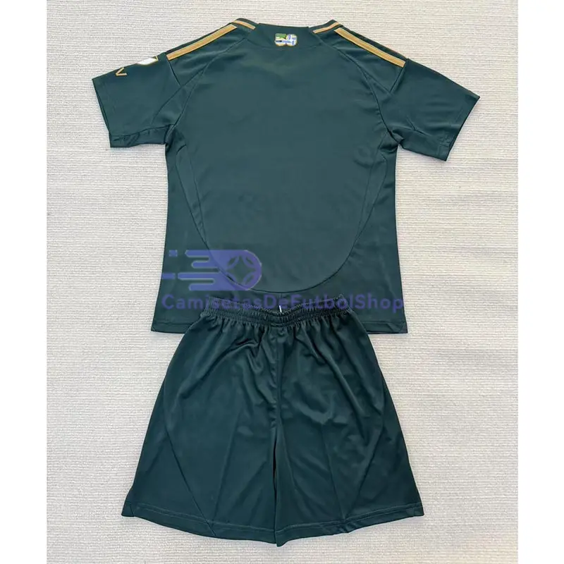 Camiseta Portland Timbers 2025/2026 1ª Equipación Niño Kit Verde