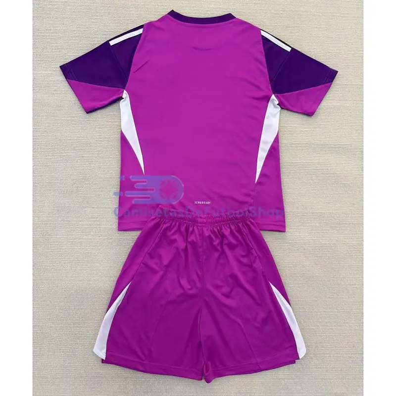 Camiseta Real Madrid Morado 2025/2026 Niño Kit