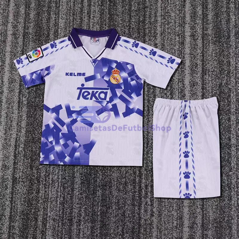 Camiseta Real Madrid 96/97 3ª Equipación Retro Niño Kit