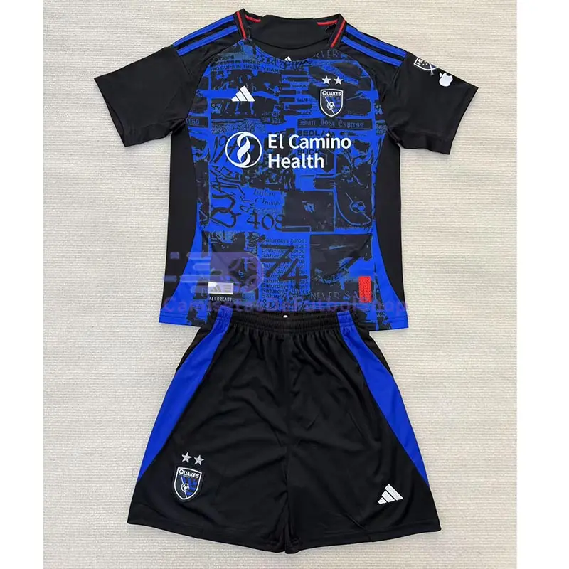 Camiseta San Jose Earthquakes 2025/2026 1ª Equipación Niño Kit Azul