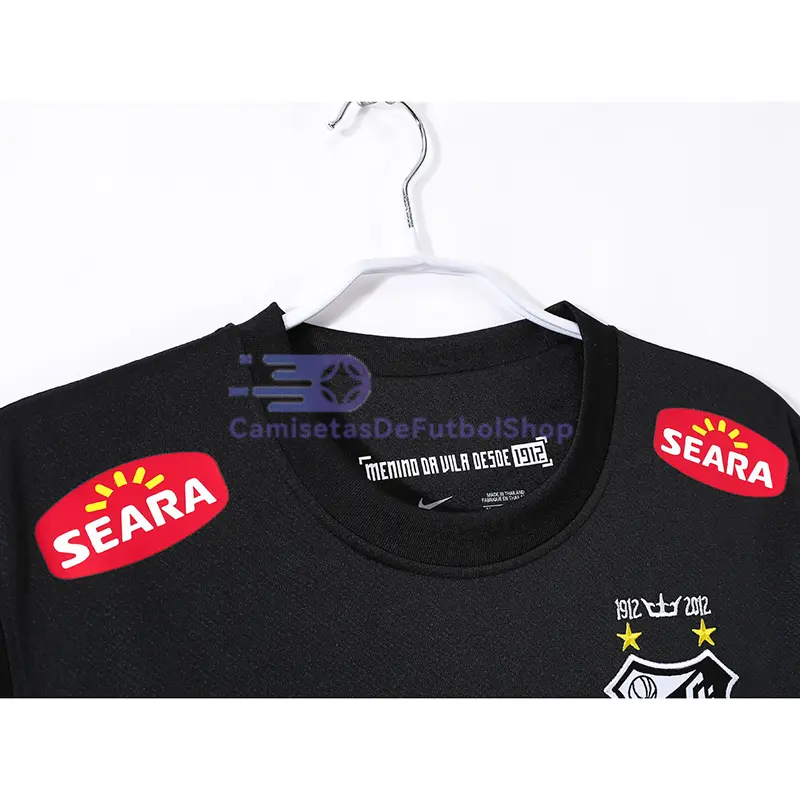 Camiseta Santos FC 2012/13 Negro Retro