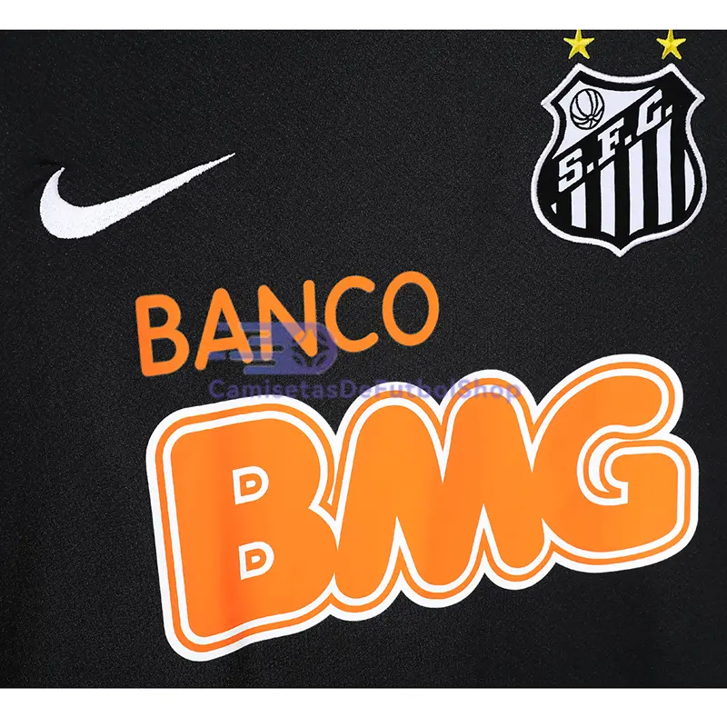 Camiseta Santos FC 2012/13 Negro Retro