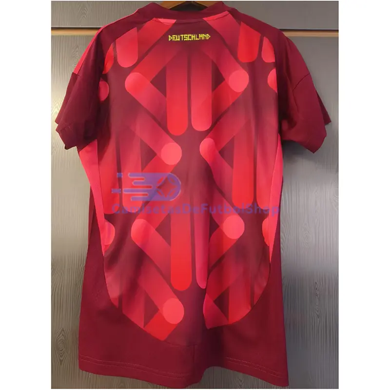 Camiseta Alemania 2025 2ª Equipación la EURO Femenina Mujer Rojo