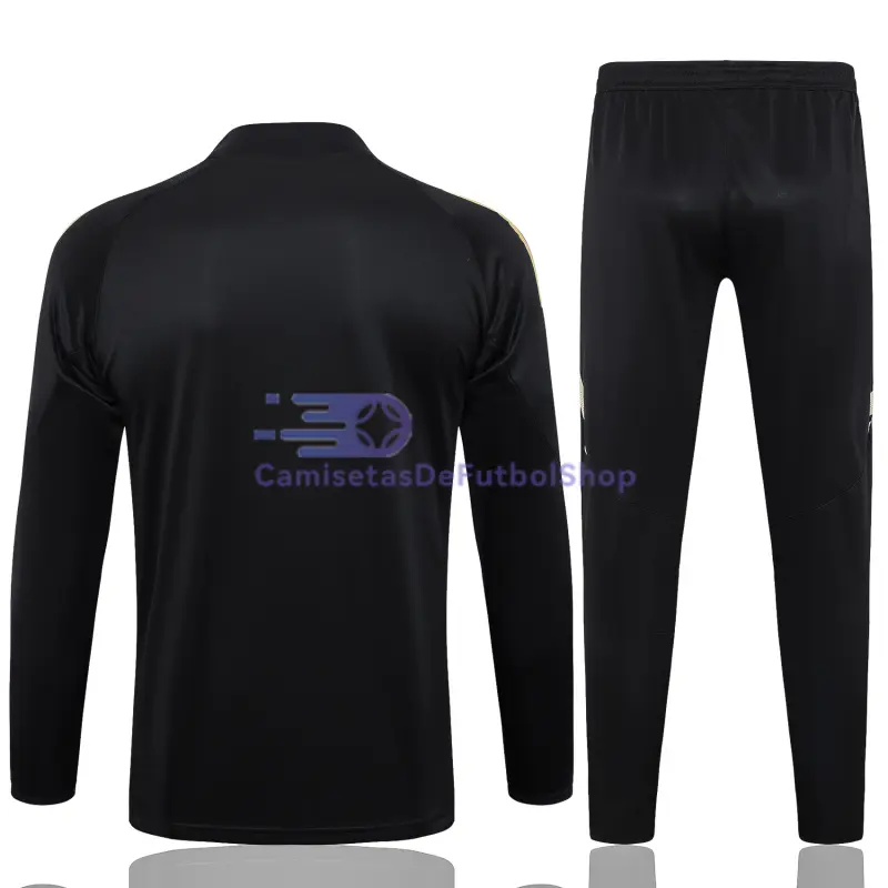 Sudadera de Entrenamiento Real Madrid 2024/2025 Negro/Amarillo