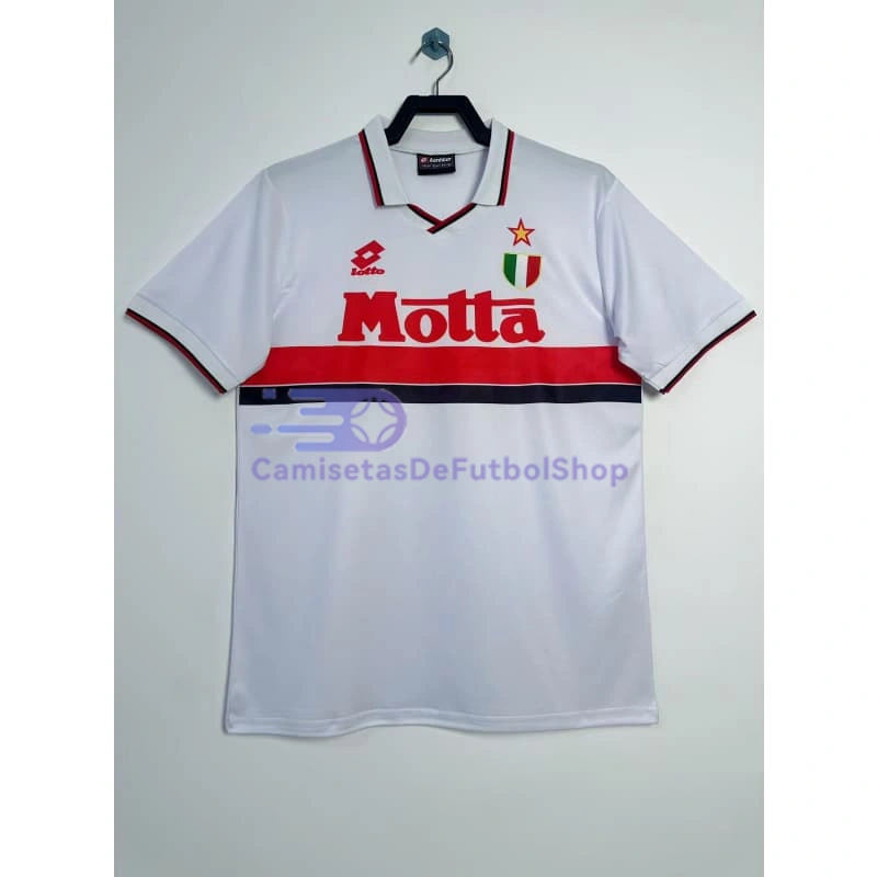 Camiseta AC Milan 1993/94 2ª Equipación Retro Blanco