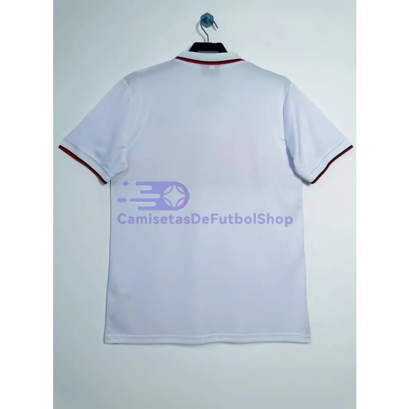 Camiseta AC Milan 1993/94 2ª Equipación Retro Blanco