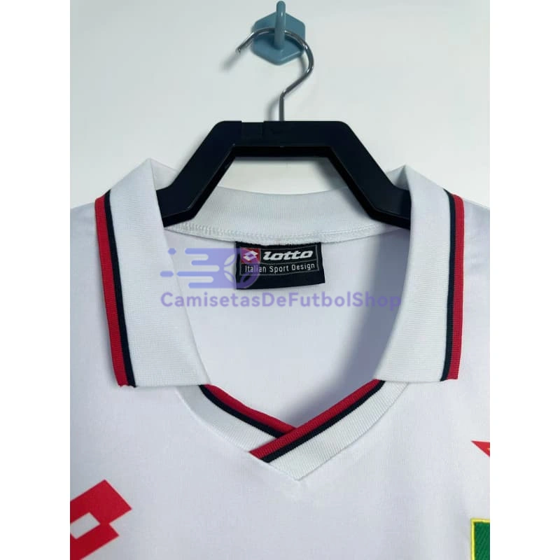 Camiseta AC Milan 1993/94 2ª Equipación Retro Blanco