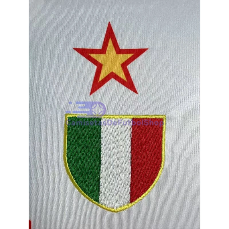 Camiseta AC Milan 1993/94 2ª Equipación Retro Blanco